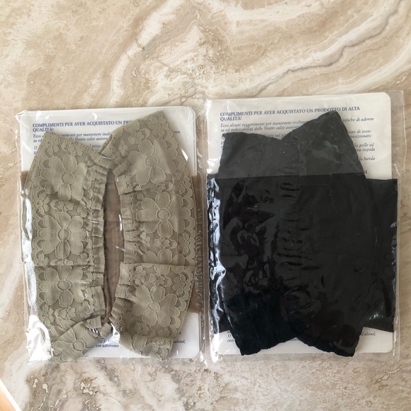 NEW 2pr Segreta Italian Stay-Up Hosiery - Picture 8 of 9